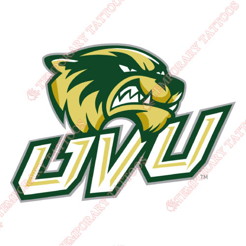 Utah Valley Wolverines Customize Temporary Tattoos Stickers NO.6757